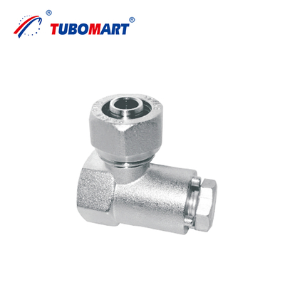 Tubomart Acessórios de compressão Pex Al Pex personalizados para sistema de gás/água OEM de latão colorido ou revestido de níquel
