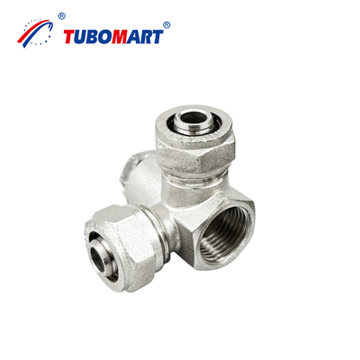 Pex AL Pex Quick Connect Fittings personalizados para instalações de encanamento duráveis Certificado ISO 9001/9002