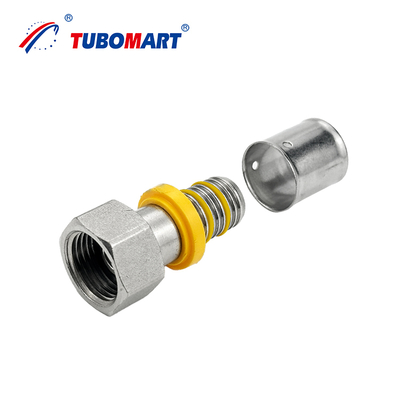Fabricante OEM Conexões PEX Al PEX Sistema de Tubulação de Gás 16-32mm Conexões de Compressão de Latão para Encanamento