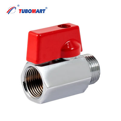 Venda quente de aço inoxidável 1/4 3/8 3/4 1/2 polegadas NPT BSP PT BSPP CF8M Mini Air Water Gas Homem Mulher Mini Ball Valve