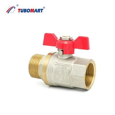 OEM Brass Ball Valve Brass Gas Valve ISO 9001 SAI GLOBAL AS4617 Certified Customized ODM Support Designed for Gas Flow Control