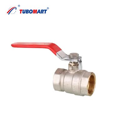 TUBOMART OEM ISO9001 Certificado Brass Ball Valve Butterfly Handle Female Thread 1/2'-2' Nickel Plated 3 anos de garantia para água