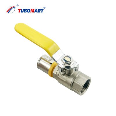 Válvula de esfera de mangueira de gás sob pressão OEM com cabo longo, tamanho S16X10, adequada para tubulações de gás de várias camadas PAP