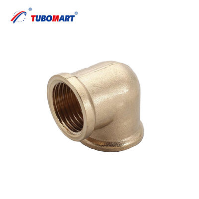 TUBOMART OEM Fonte Fábrica Fittings parafusos de latão 1/2 Feminino para masculino soluções de tubulação PEX cotovelo